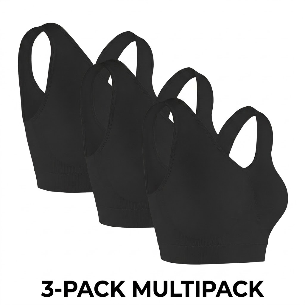 Sleep Bra Bralette - Lot de 3 soutiens-gorge sans armatures