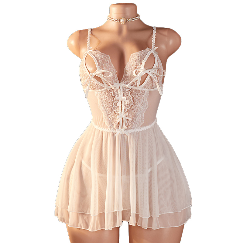 Ensemble de lingerie sexy tran - Lace Bralette Set avis et prix
